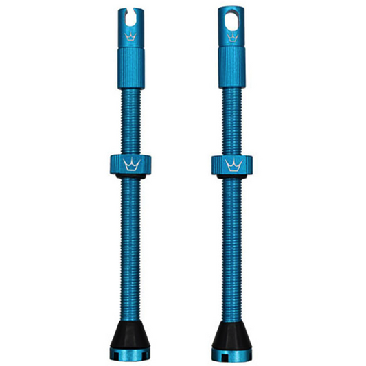PEATY'S x Chris King MK2 Presta 80 mm Tubeless venttiilit (x2) Turkoosi