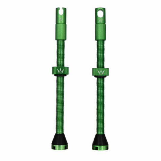 PEATY'S x Chris King MK2 Presta 80 mm Tubeless venttiilit (x2) Vihreä