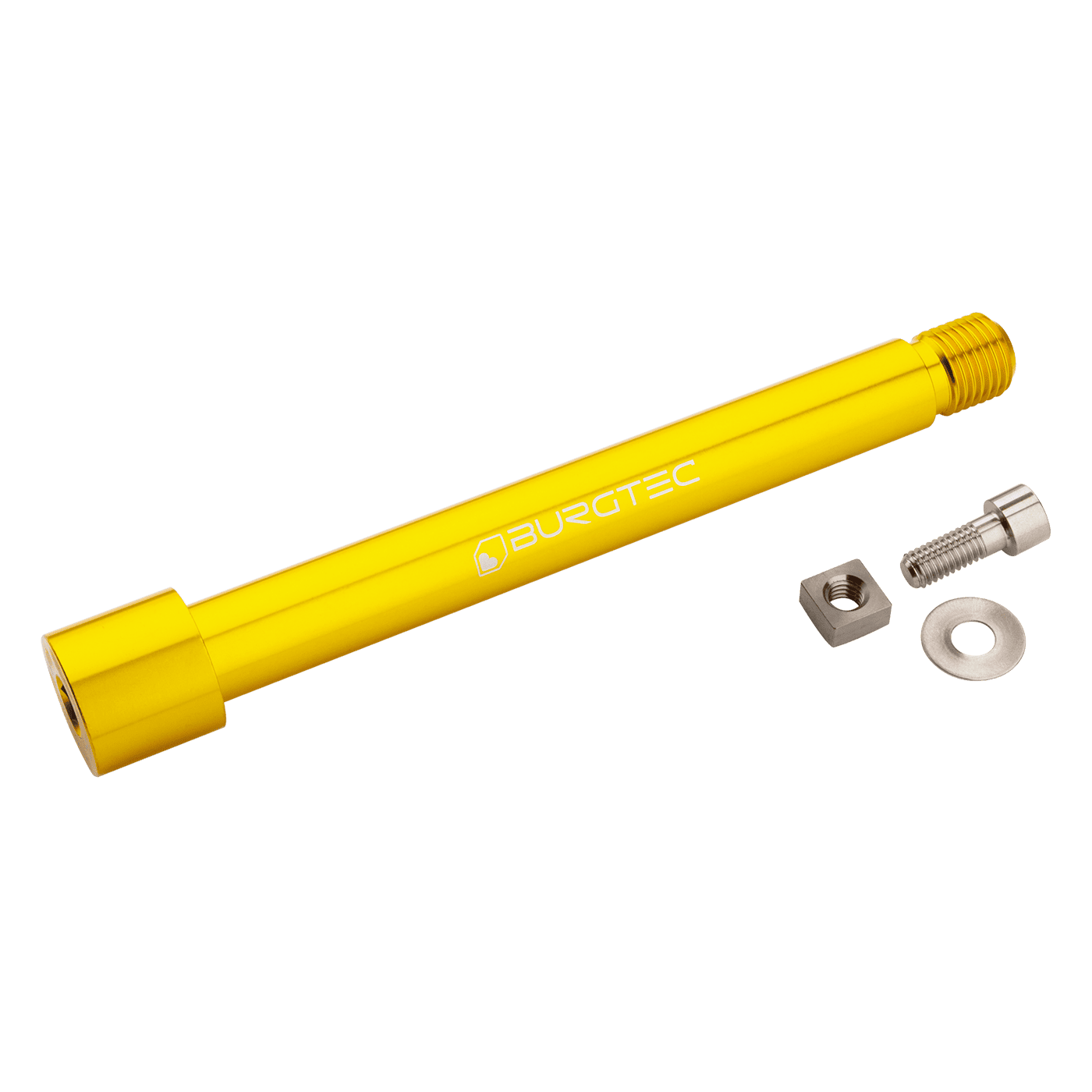BURGTEC etupyörän akseli FOX-haarukkaan 15x110 mm Boost KaboltX 2021 Gold