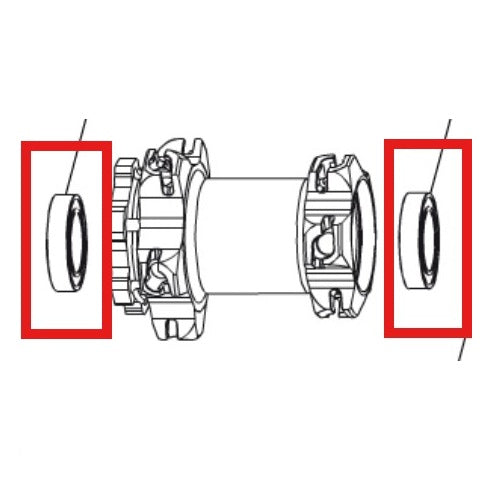 LAAKERISARJA MAVIC DCL 9/15 NAPA 20X32X7 (6804) + 25X37X7 (6805)