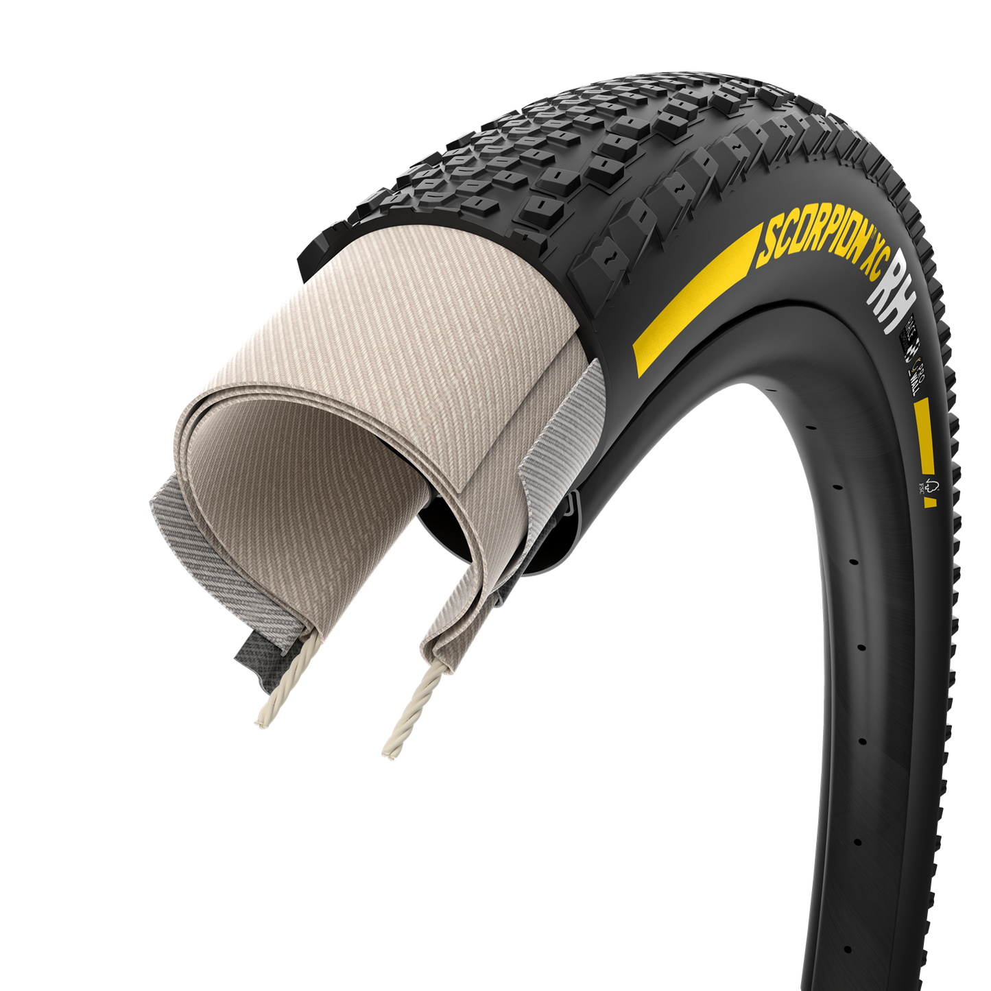 PIRELLI SCORPION RACE XC RH ProWall 29x2.40 Tubeless Ready pehmeä keltainen Team Edition -rengas PIRELLI SCORPION RACE XC RH ProWall 29x2.40 Tubeless Ready pehmeä keltainen Team Edition -rengas