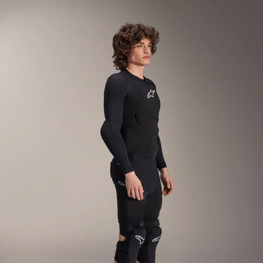 ALPINESTARS A-IMPACT PLASMA pitkähihainen musta/valkoinen suojaliivi