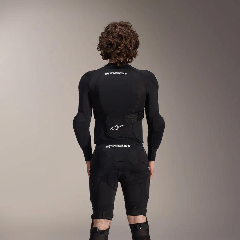ALPINESTARS A-IMPACT PLASMA pitkähihainen musta/valkoinen suojaliivi