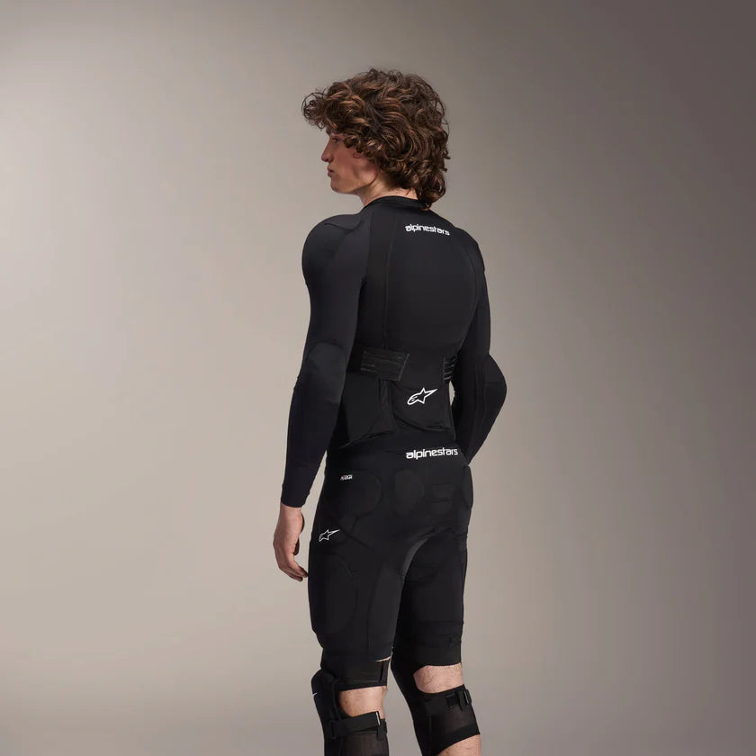 ALPINESTARS A-IMPACT PLASMA pitkähihainen musta/valkoinen suojaliivi