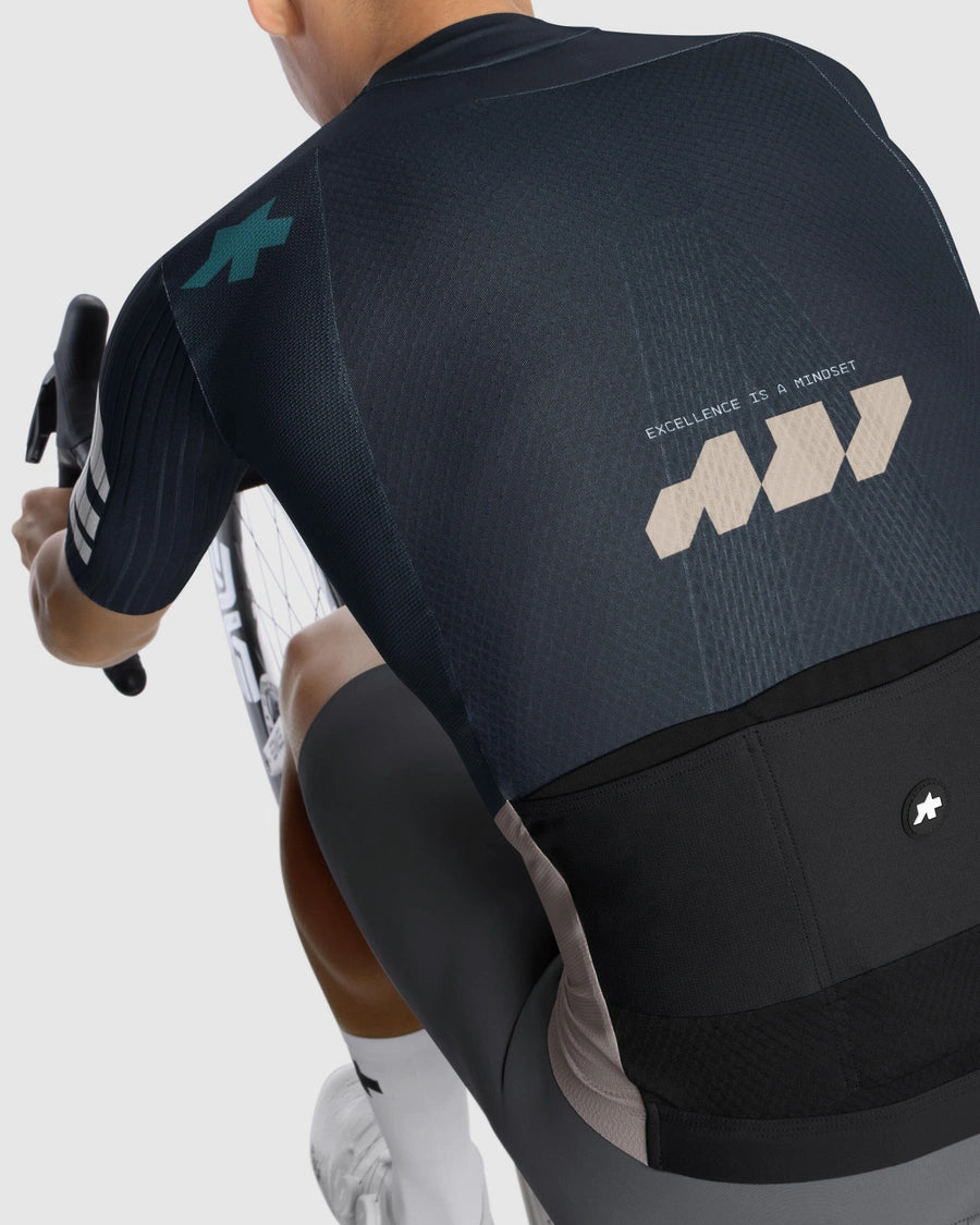 ASSOS EQUIPE RS S11 Something to say Lyhythihainen trikoo Sininen