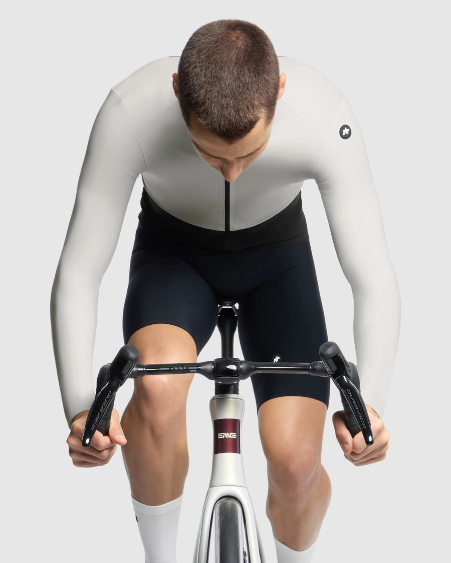 ASSOS EQUIPE R SPRING FALL S11 pitkähihainen pyöräilypaita valkoinen