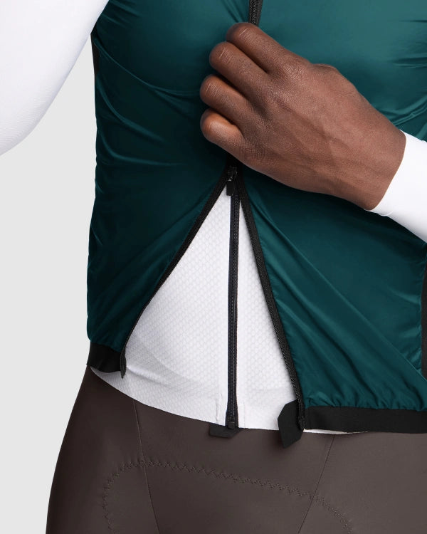 ASSOS MILLE GT WIND S11 Syvä petrooli Hihaton takki