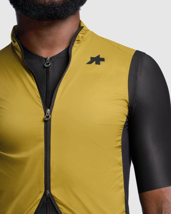 ASSOS MILLE GT WIND S11 Kullan keltainen hihaton takki