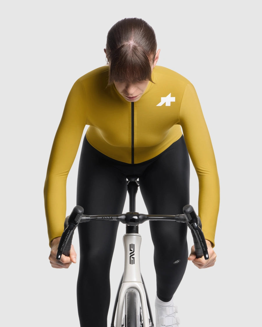 ASSOS MILLE GT SPRING FALL S11 -pitkähihainen pyöräilypaita Nainen Keltainen