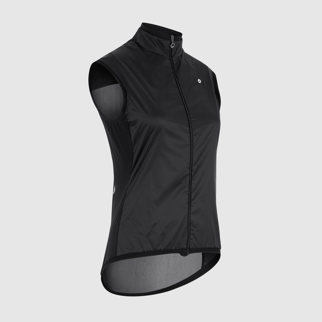 ASSOS UMA GT WIND C2 Naisten hihaton takki Musta