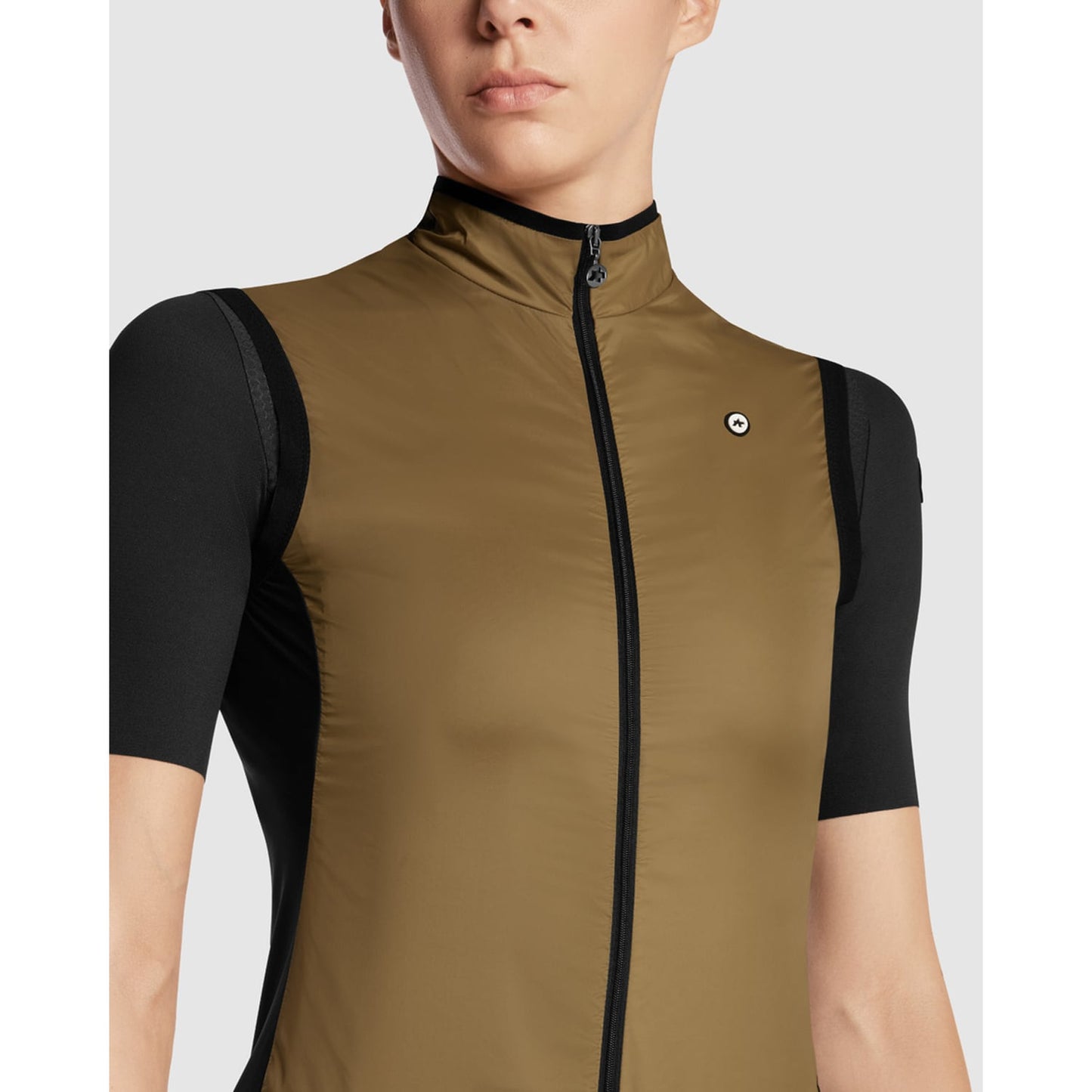 ASSOS UMA GT WIND C2 Naisten ruskea hihaton takki