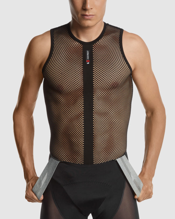 ASSOS SKIN LAYER SUPERLEGER -tekninen aluspaita, hihaton, musta