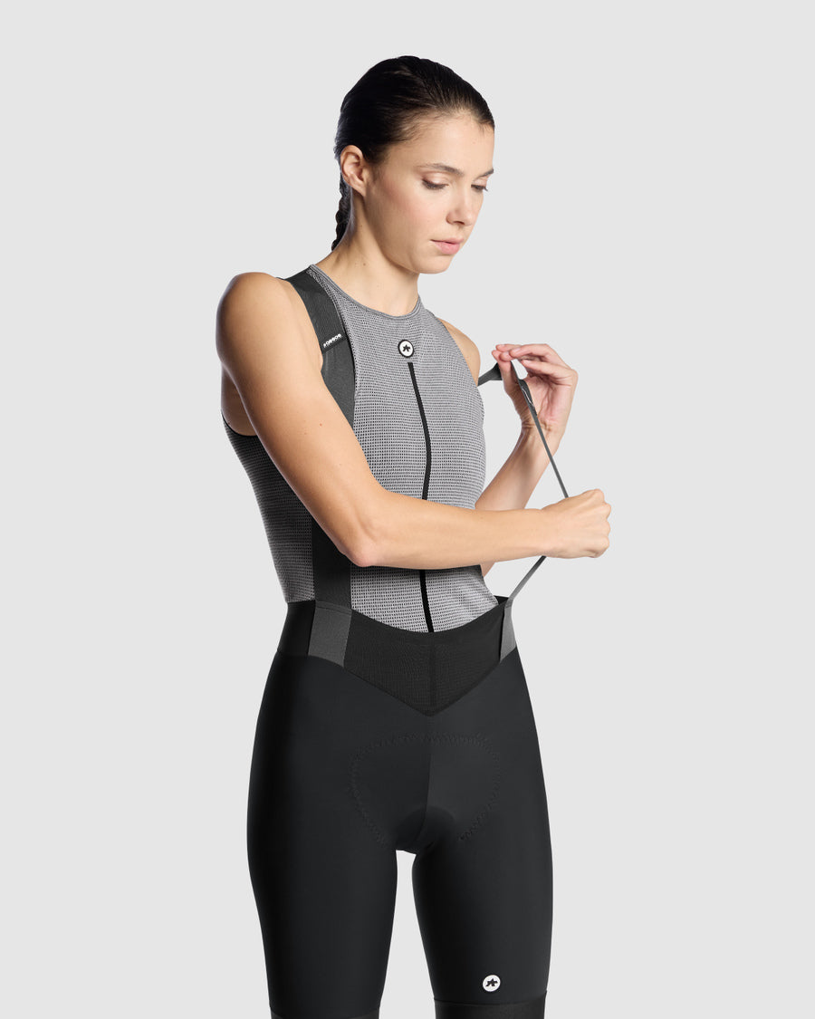 ASSOS NS SKIN LAYER P1 -hihaton aluspaita naisille, harmaa