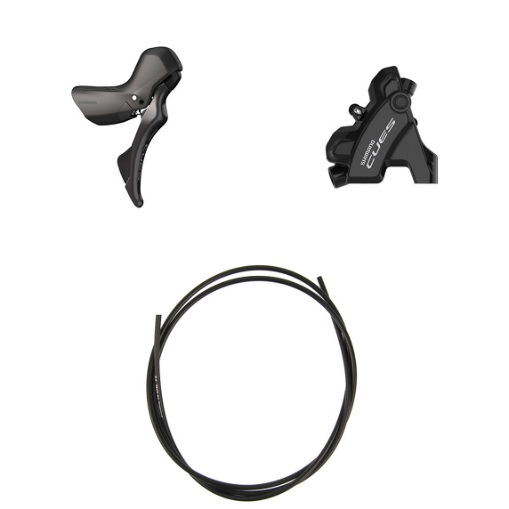 SHIMANO CUES U6030 10/11V Flatmount Discless Suorat vivut ja takasatulat