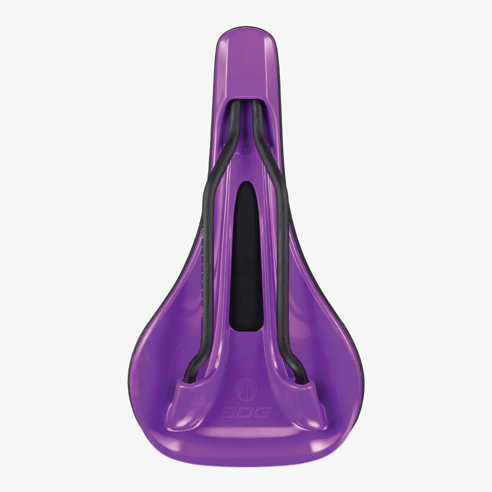 SDG BEL-AIR V3 Rails Lux Alloy -satula musta/violetti
