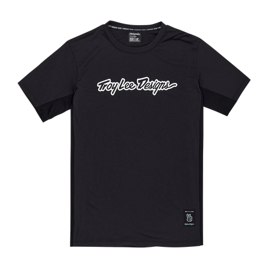 TROY LEE DESIGNS SKYLINE RIDE TEE SIGNATURE Jersey Lyhythihainen Musta 2025