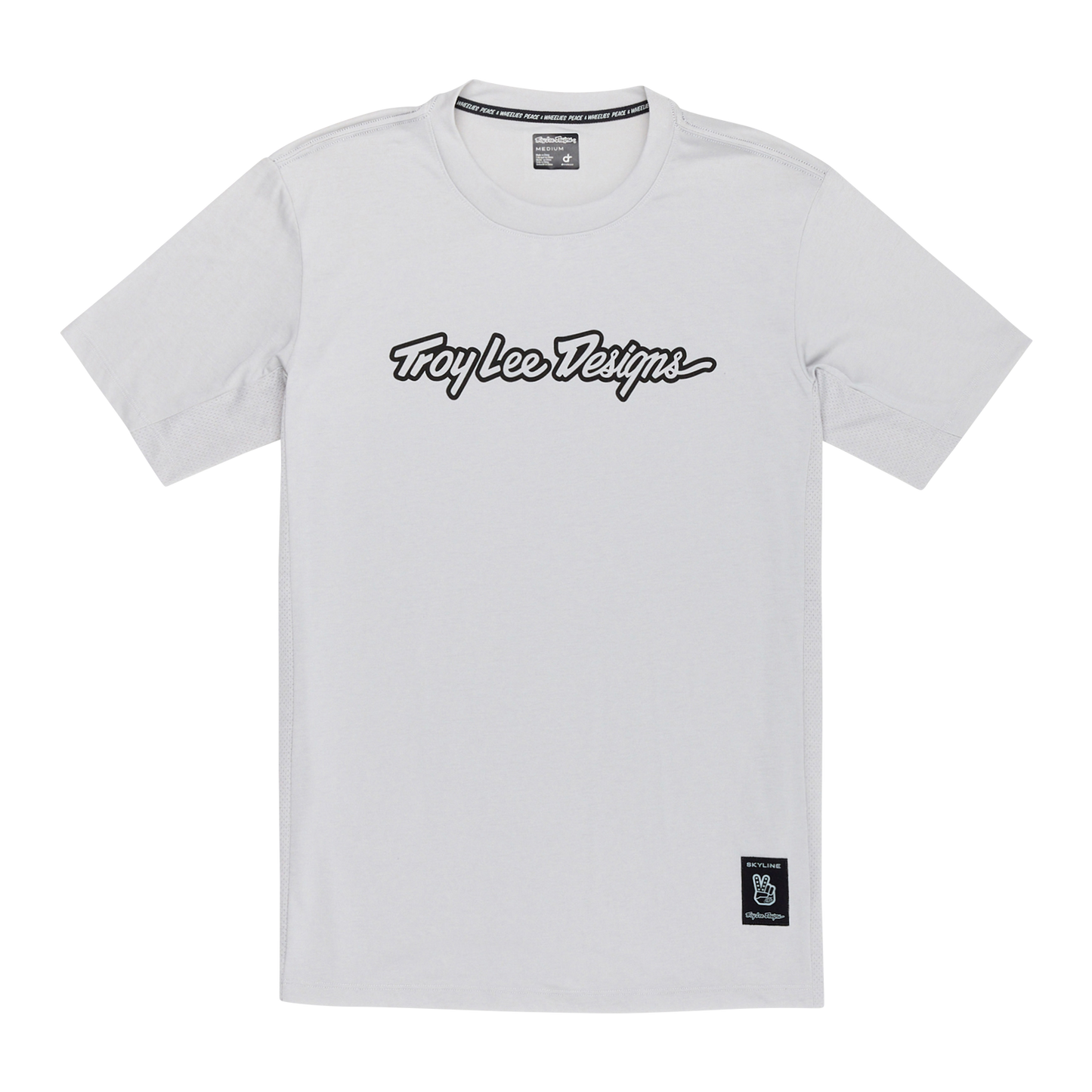 TROY LEE DESIGNS SKYLINE RIDE TEE SIGNATURE Jersey Lyhythihainen harmaa 2025