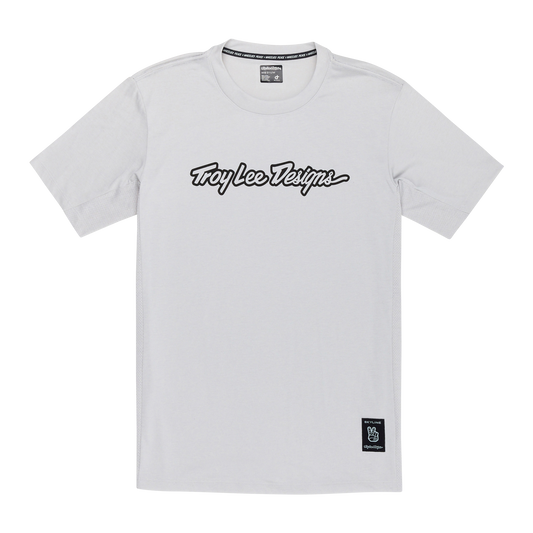 TROY LEE DESIGNS SKYLINE RIDE TEE SIGNATURE Jersey Lyhythihainen harmaa 2025