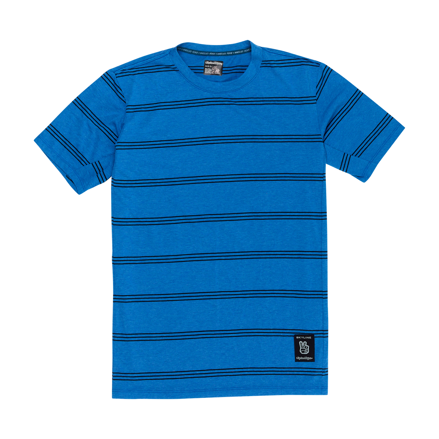 TROY LEE DESIGNS SKYLINE RIDE TEE WASH OUT Jersey Lyhythihainen sininen 2025
