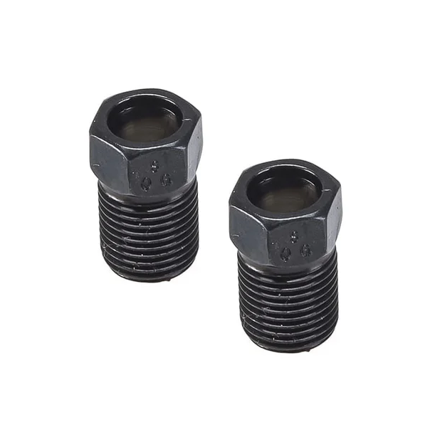 2 kpl ELVEDES M8x0.75 puristusmutterit 5 mm:n letkulle.