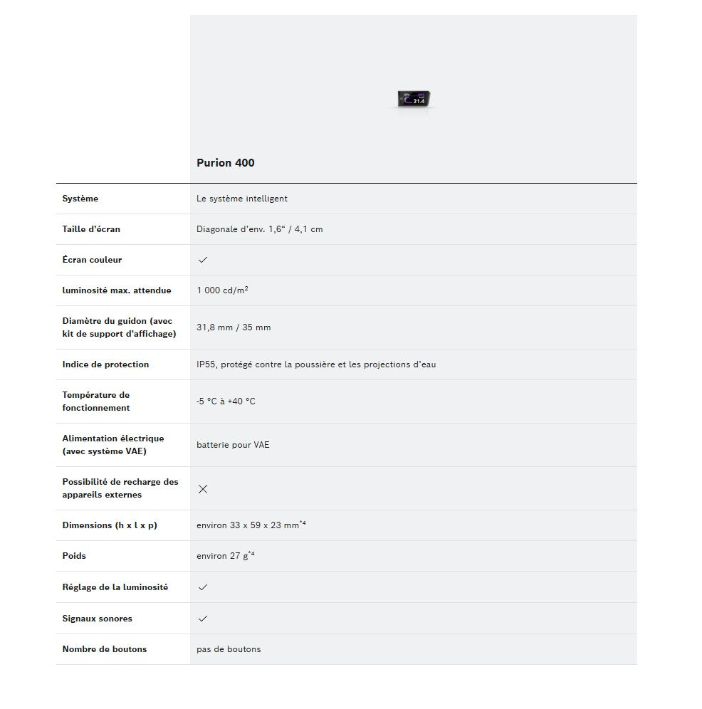 BOSCH PURION 400 -seula