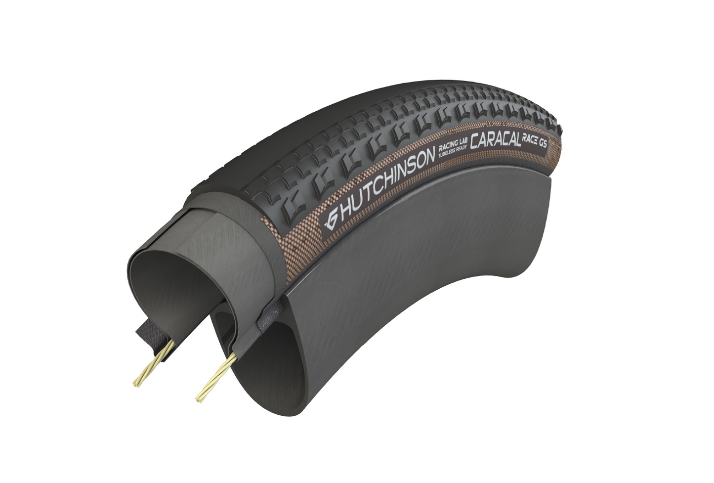 HUTCHINSON CARACAL RACE GS 700x40c Tubeless Ready -rengas Harmaa