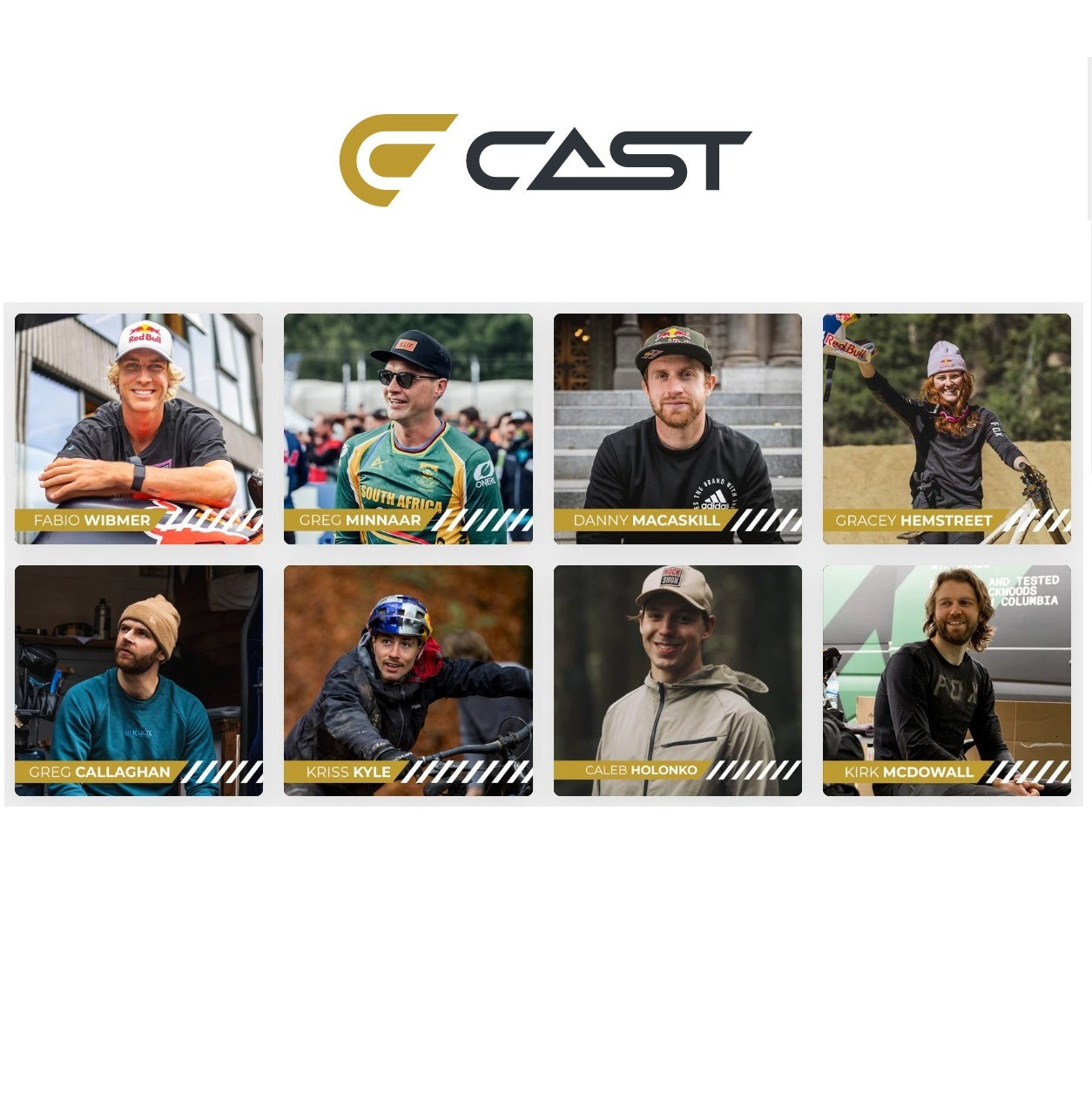 CAST BAMBA Lock-On oranssit kahvat