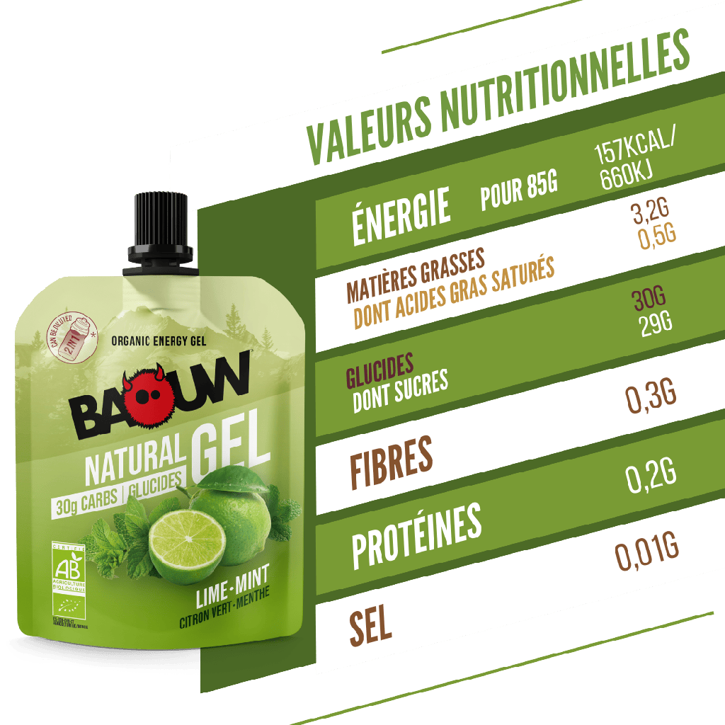 BAOUW Organic Lime/Mint Energisoiva geeli (85g)