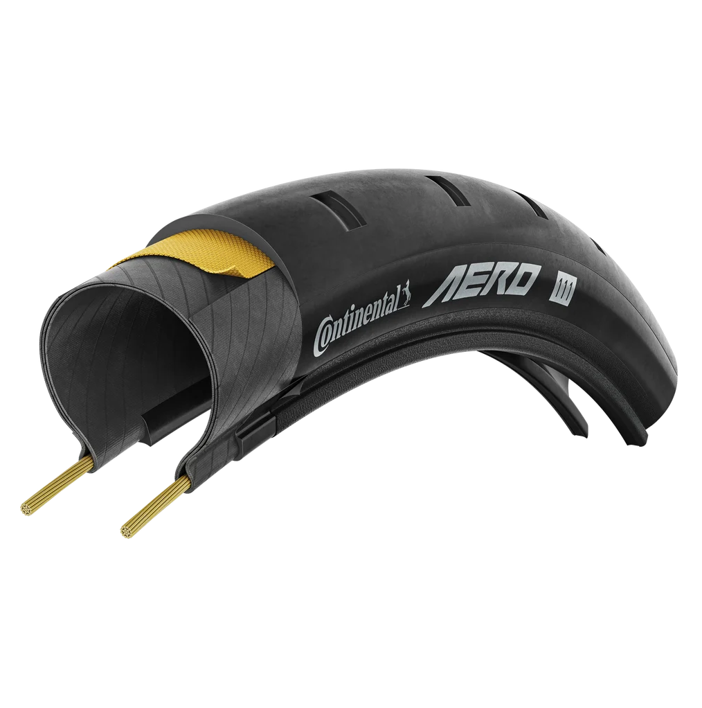 CONTINENTAL AERO 111 700c Tubeless Ready -rengas Musta