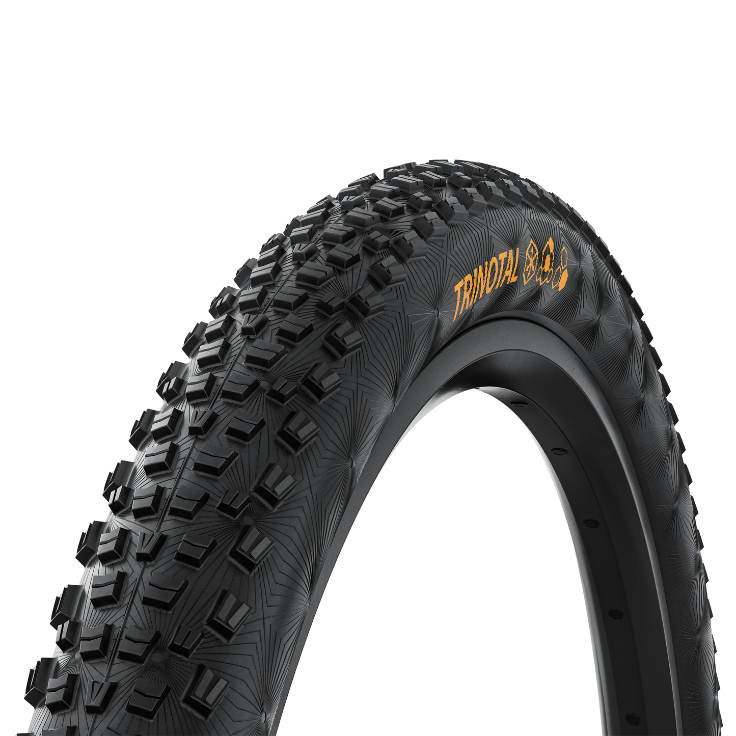 CONTINENTAL TRINOTAL Trail Grip 27.5x2.40 Tubeless Ready Soft Musta rengas