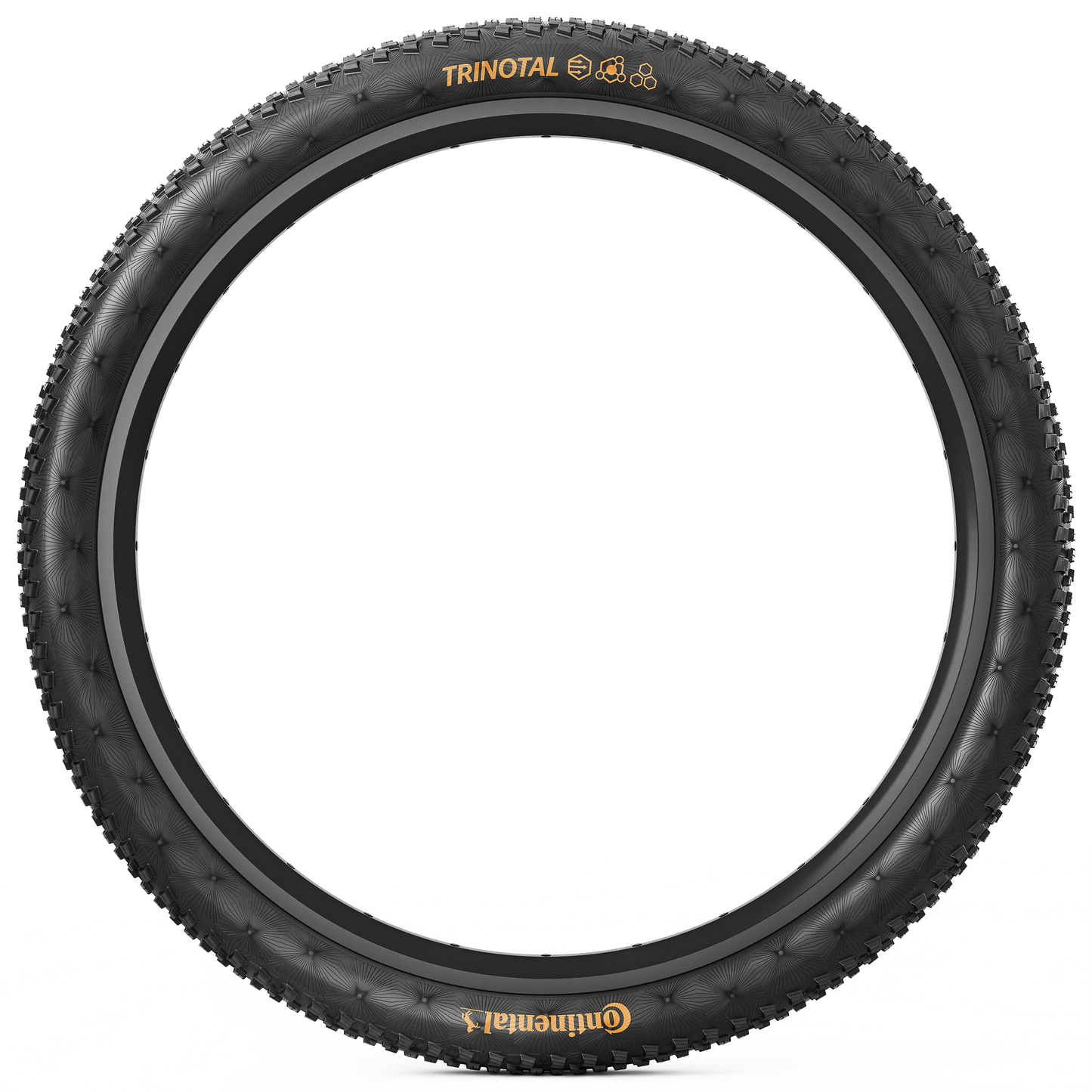 CONTINENTAL TRINOTAL Trail Grip 27.5x2.40 Tubeless Ready Soft Musta rengas