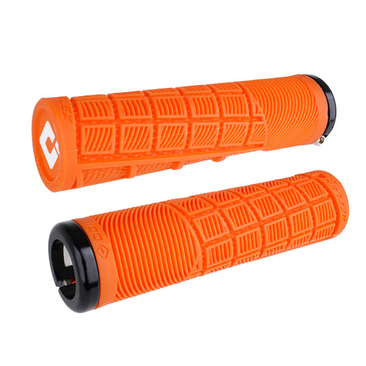 ODI REFLEX XL Lock-on kahvat 135 mm Oranssi