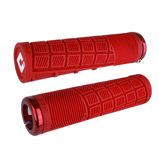 ODI REFLEX XL Lock-on Grips 135 mm punainen