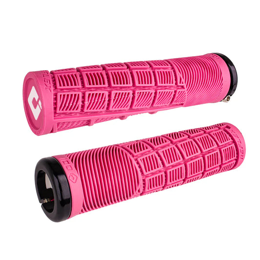 ODI REFLEX V2.1 Lock-on Grips 135 mm Pinkki