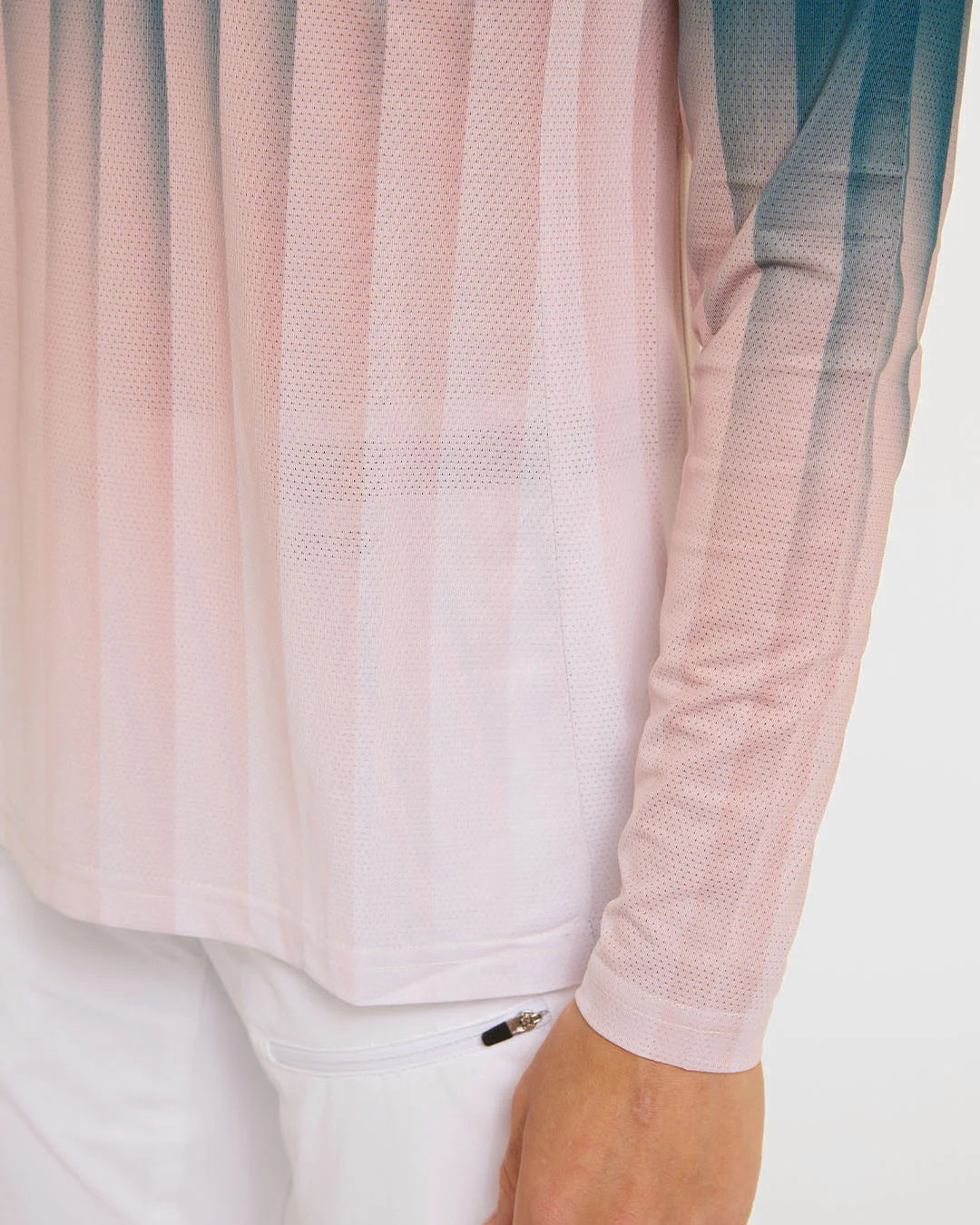 Naisten DHARCO RACE DUSTY PRISM pitkähihainen trikoo musta/vaaleanpunainen