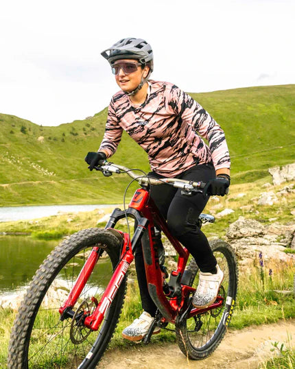 DHARCO GRAVITY AMBUSH Naisten pitkähihainen trikoo Vaaleanpunainen/musta