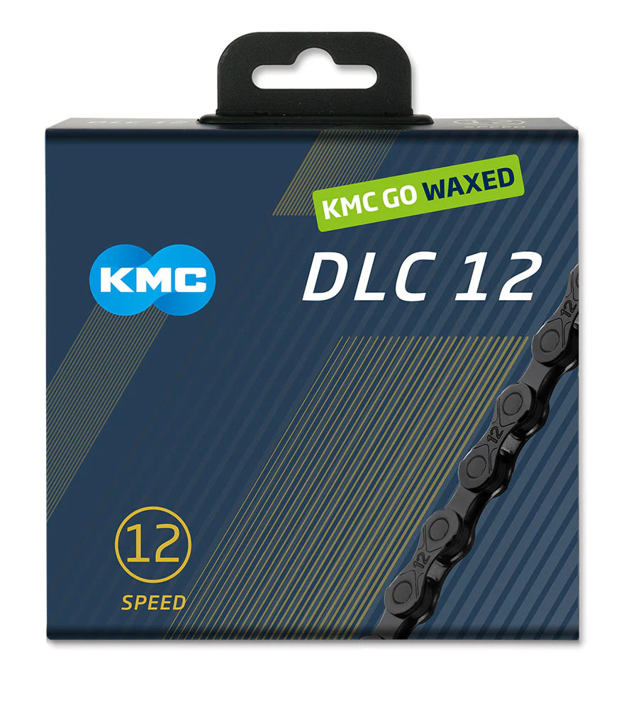 12V KMC DLC 12 vahattu musta ketju