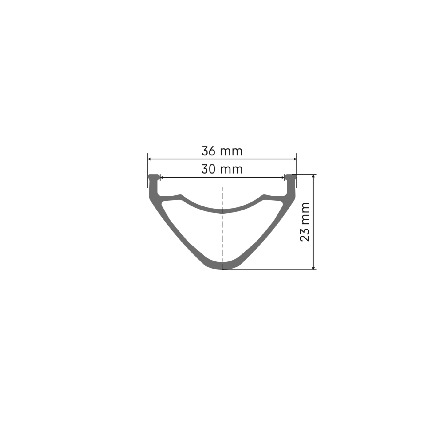 DT SWISS FR 571 29'' 30 mm hopeinen vanne, hopea