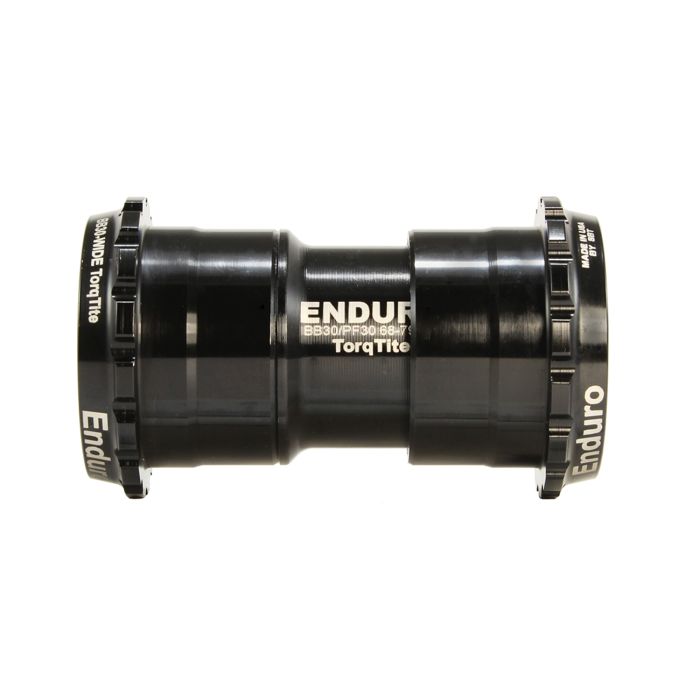 ENDURO BEARINGS TorqTite PF30 alatukivarsi DUB-akseli Ruostumattomasta teräksestä valmistetut laakerit Musta