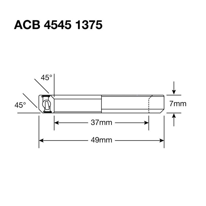 ENDURO BEARINGS 1375 SS ohjauslaakeri - 440c ruostumaton - 37x49x7 (45x45°) ACB