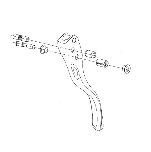 Vasen jarruvipu CAMPAGNOLO CHORUS 12V 2020