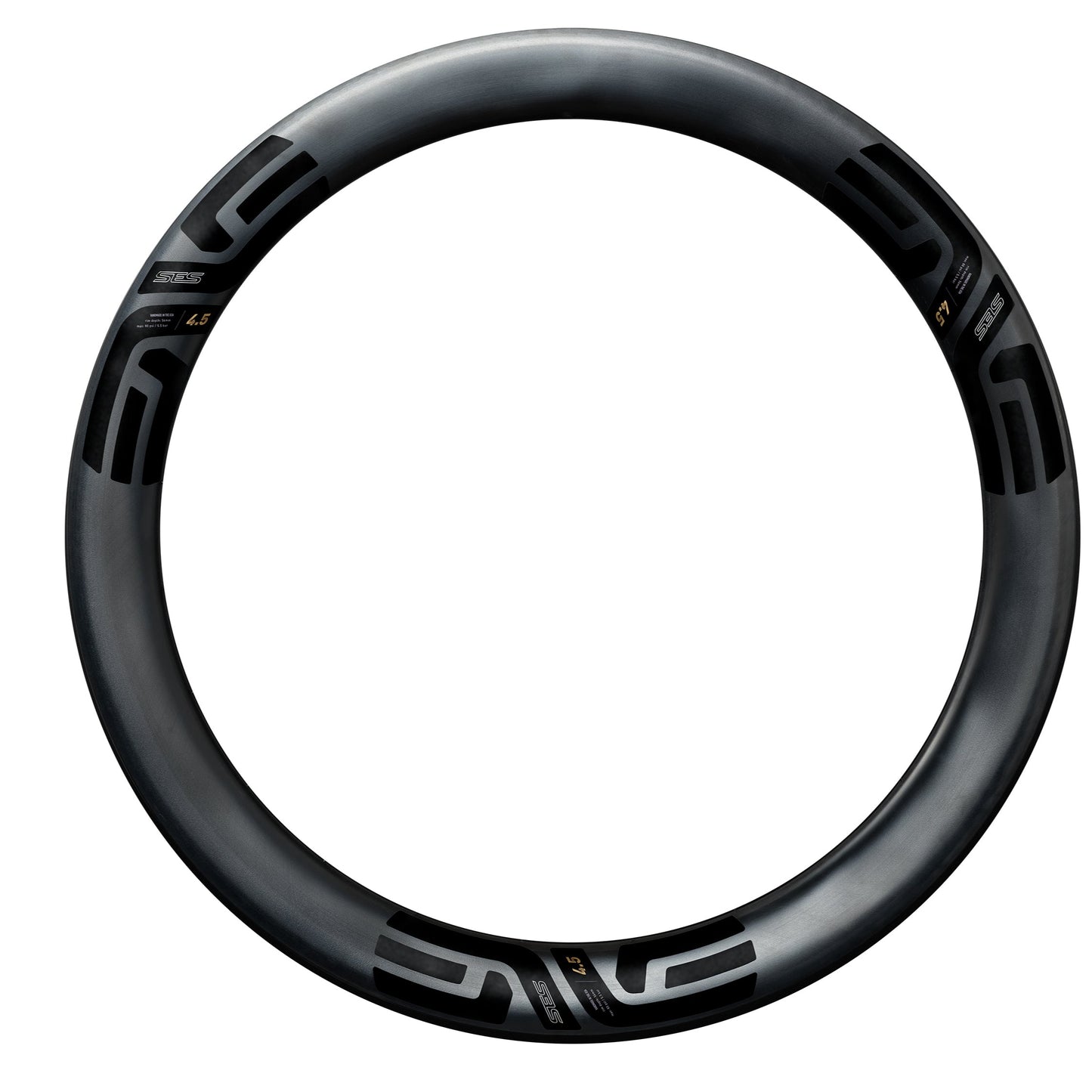 ENVE SES 4.5 56mm 700c taka-vanne, musta