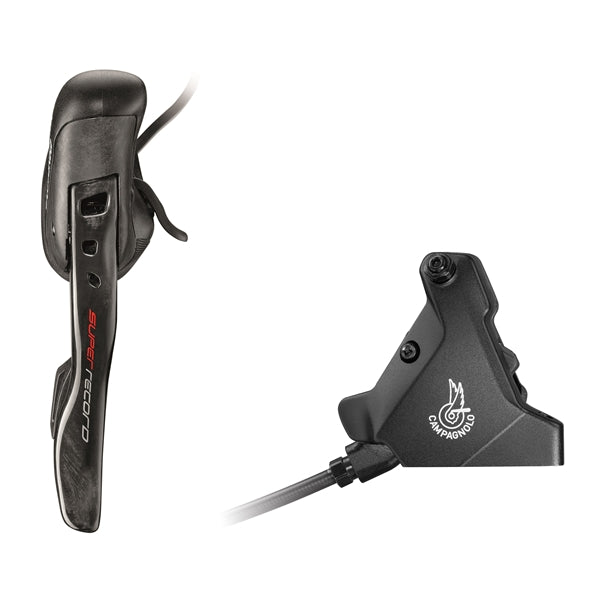 160mm CAMPAGNOLO SUPER RECORD EPS Flat Mount Discless suora vipu ja takasatula