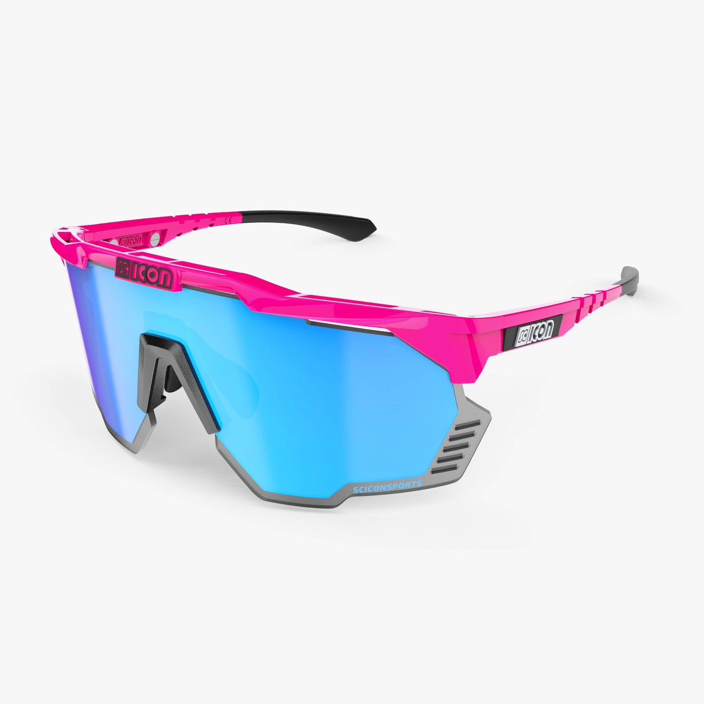 Aurinkolasit SCICON AEROSHADE KUNKEN Fluo Pink Multimirror Sininen