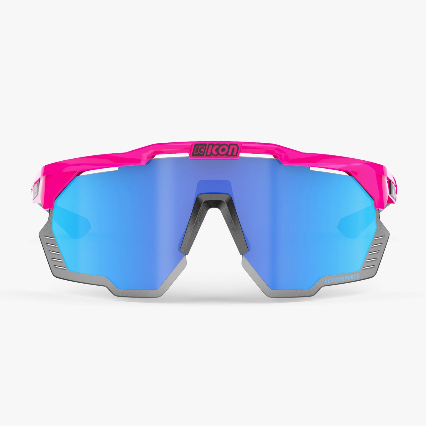 Aurinkolasit SCICON AEROSHADE KUNKEN Fluo Pink Multimirror Sininen
