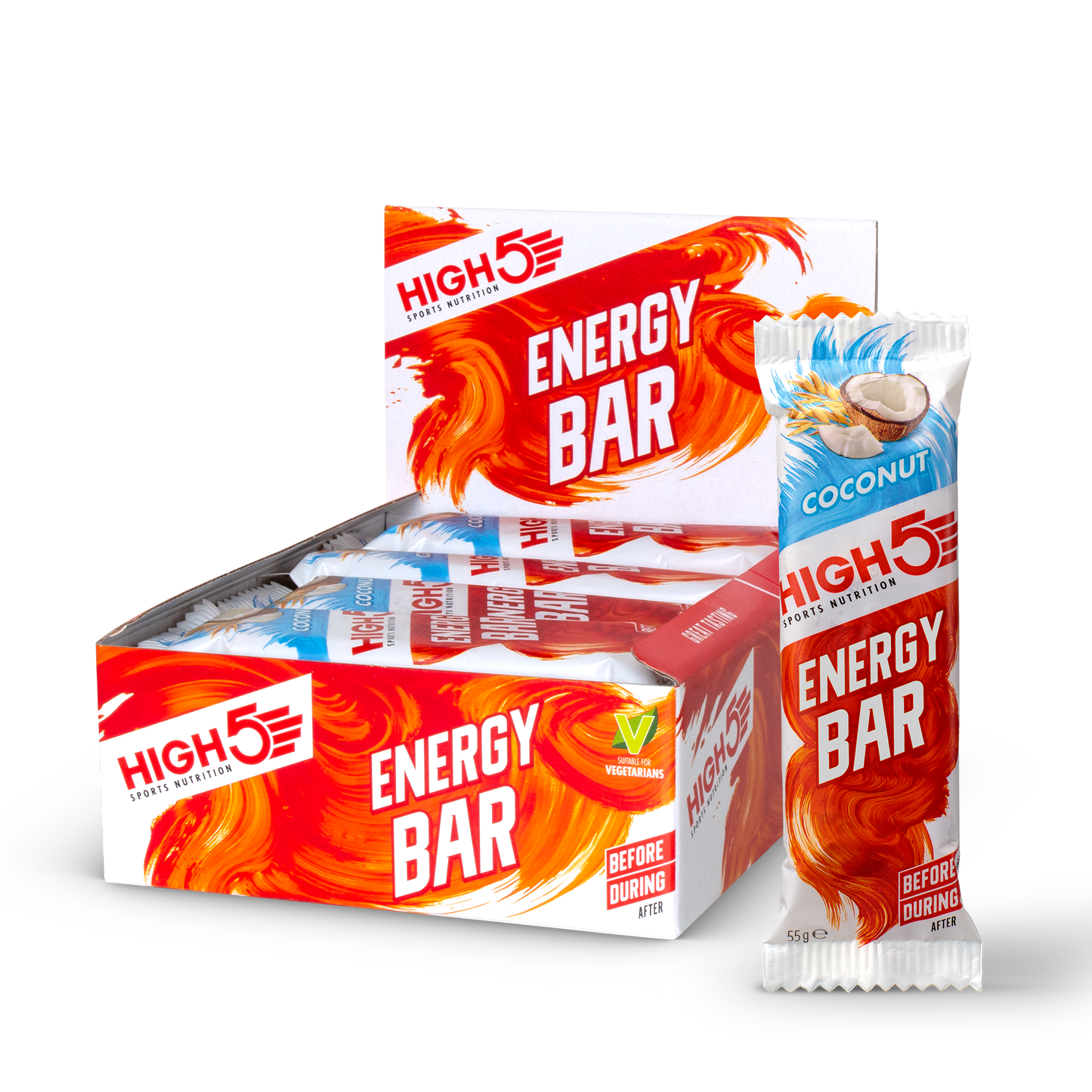 HIGH5 ENERGIAPATUKKA (55g) Kookospähkinä