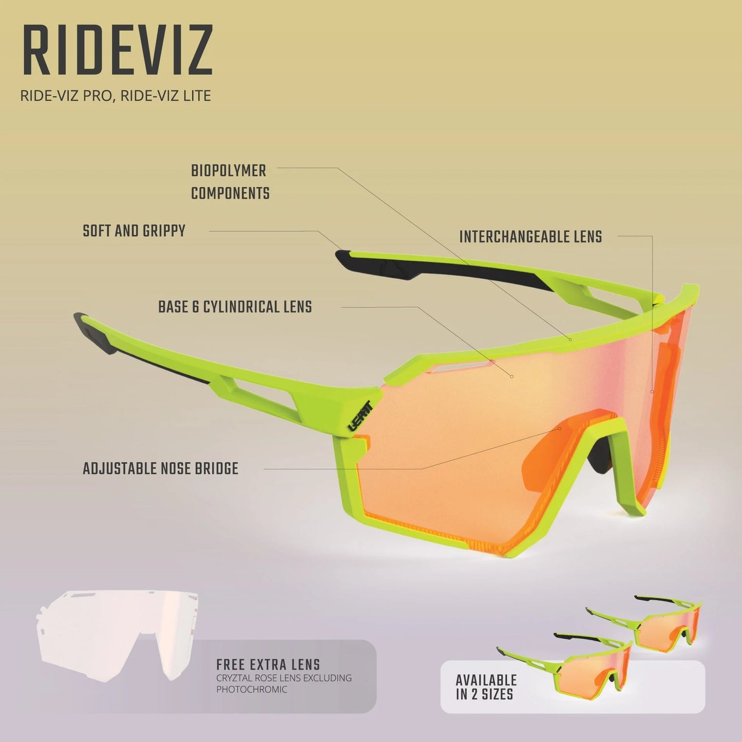 LEATT LEATT RIDEVIZ PRO Clear IRIZ Silver 17 VLT suojalasit