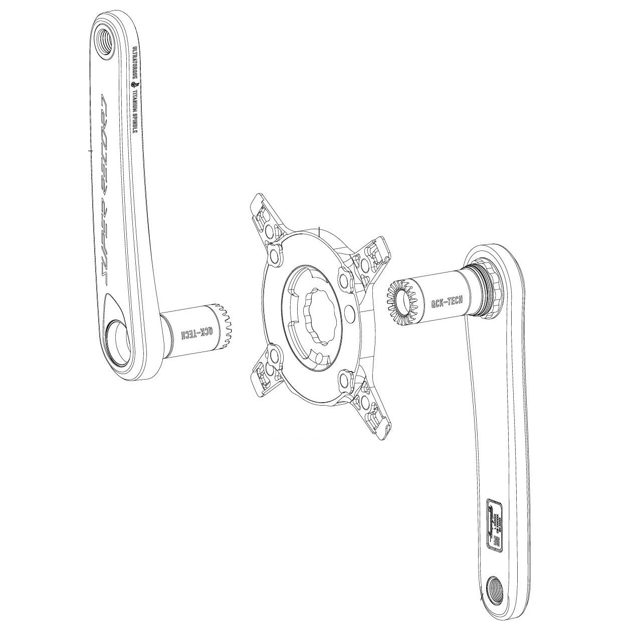 CAMPAGNOLO SUPER RECORD 13V PWM kampiakselit