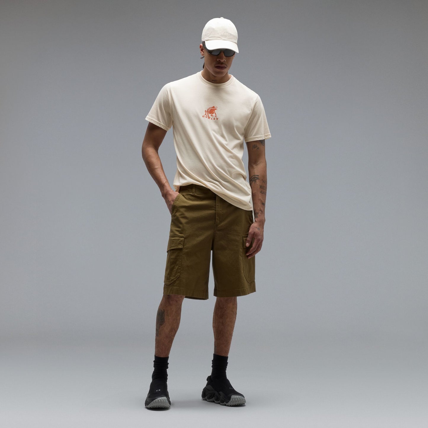 OAKLEY WATERSCAPE FROG Mist T-paita