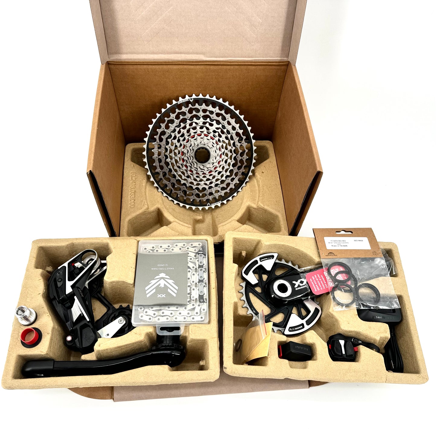 SRAM XX EAGLE T-TYPE AXS Q174 DUB WIDE 32-hampainen paketti 2-Guards 10/52